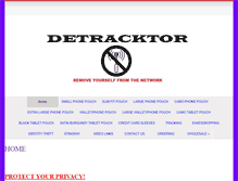 Tablet Screenshot of detraktor.com